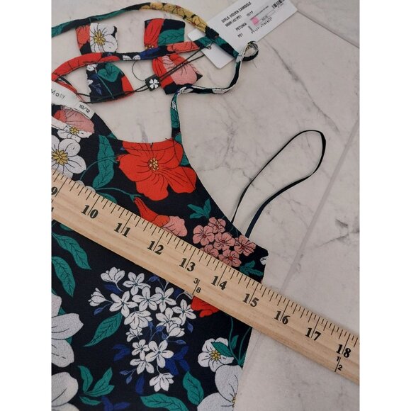 NWT Mini Molly Girls Floral Spaghetti Strap Camisole Shirt Sz 10/12 - Picture 8 of 8